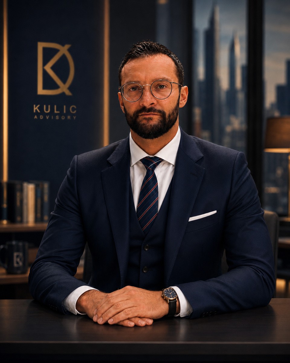 Dario Kulic, Executive Transformation Advisor, in a boardroom setting